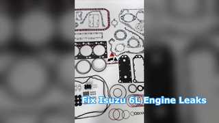 Isuzu 6L Full Gasket Kit for Hitachi Excavator Engine