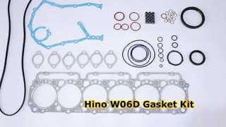 Hino W06D Gasket Kit Komatsu PC200 PC220