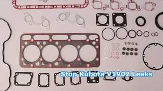 Kubota V1902 Kit guarnizioni Guarnizione perdite riparazione OE